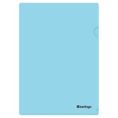 Папка-уголок А4 аквамарин "Instinct" (Berlingo)