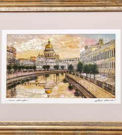 Народные промыслы ШК-55/236-02 Панно «Санкт-Петербург»