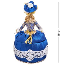 Народные промыслы RK-761/ 1 Кукла-шкатулка «Дама нарядная»