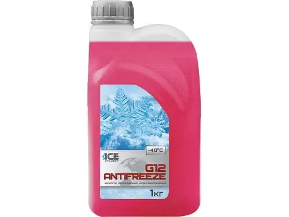 Антифриз ICE CRUIZER Red G12 -40C 1кг