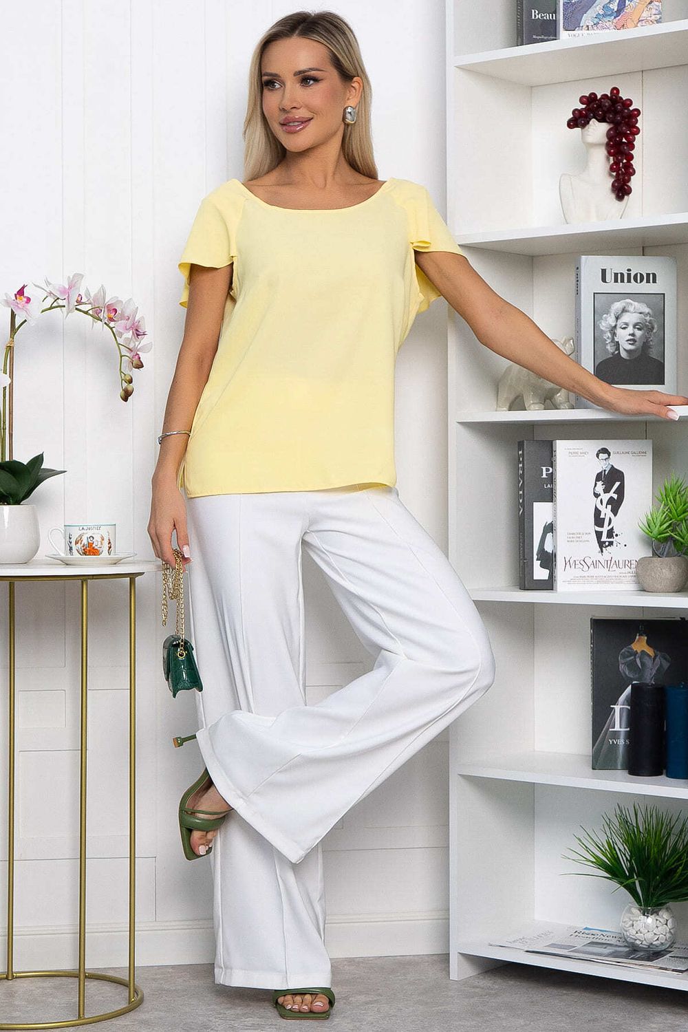 Блуза Летящая волна (желтая) Б13773-16М LT Collection