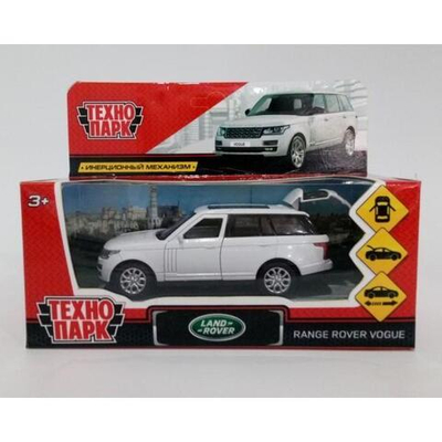 Модель ин. мет. "Range Rover Vogue" 12см, открыв. двери, белый, в коробка VOGUE-WT (Технопарк)