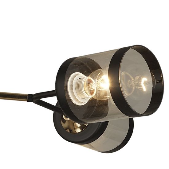 Люстра потолочная Reluce E27 03592-0.3-04 FGD+BK