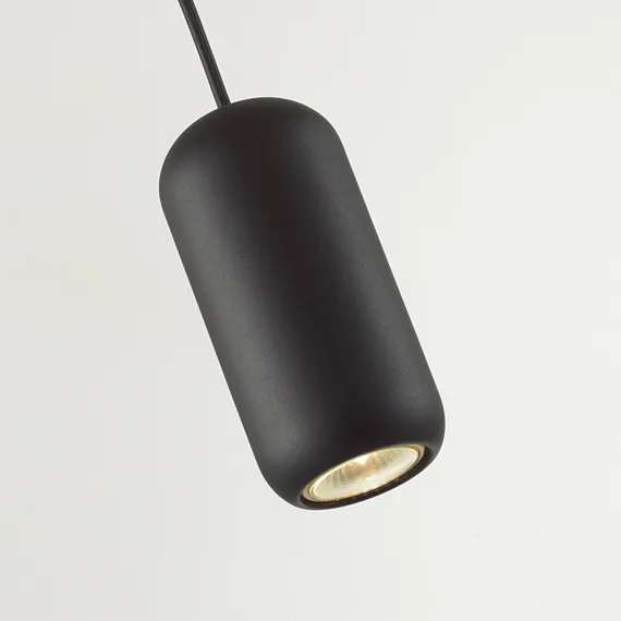 5060/1B PENDANT ODL24 449 черный/металл Подвес GU10 LED 4W COCOON