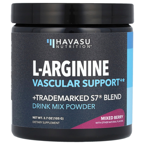 Havasu Nutrition, L-аргинин, для поддержки сосудов, ягодное ассорти, 105 г (3,7 унции)