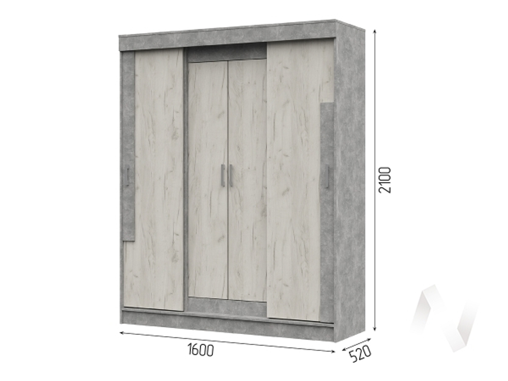 Шкаф-купе Гамма ШК 01
