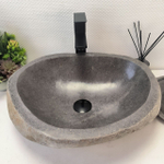 Раковина из речного камня RS-63484 (50*39*15) 0122