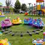 Детский поезд на рельсах «Сафари», 4 кабинки