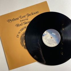 Винтажная виниловая пластинка LP Python Lee Jackson Featuring Rod Stewart In A Broken Dream (Germany 1978)