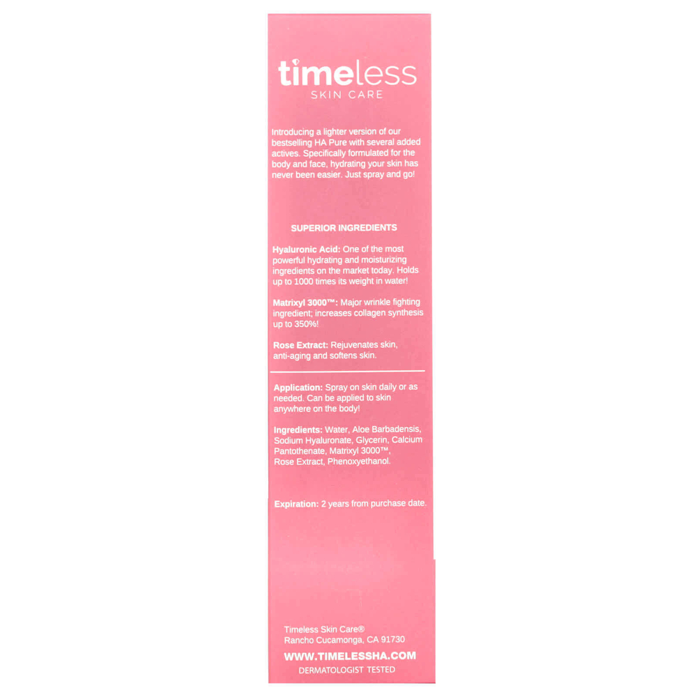 Timeless Skin Care, HA Matrixyl 3000 ™ + спрей для роз, 120 мл (4 жидк. унц.)
