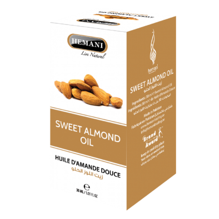 Масло Hemani Sweet Almond oil Сладкого миндаля, 30 мл