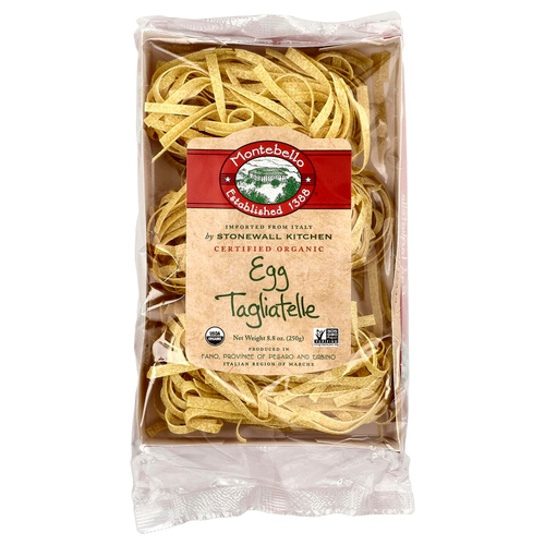 Montebello, Органическое яичное тальятелле, 250 г (8,8 унции)