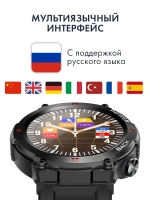 Спортивные смарт часы A80 с Bluetooth звонком и трекером