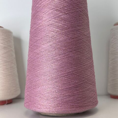 GALAXY - LANIFICIO; Люрекс; 4000м/100гр; цвет розовый с золотым люрексом