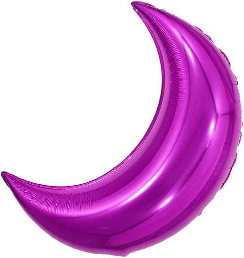 Фольгированный шар Полумесяц фуше 71 см