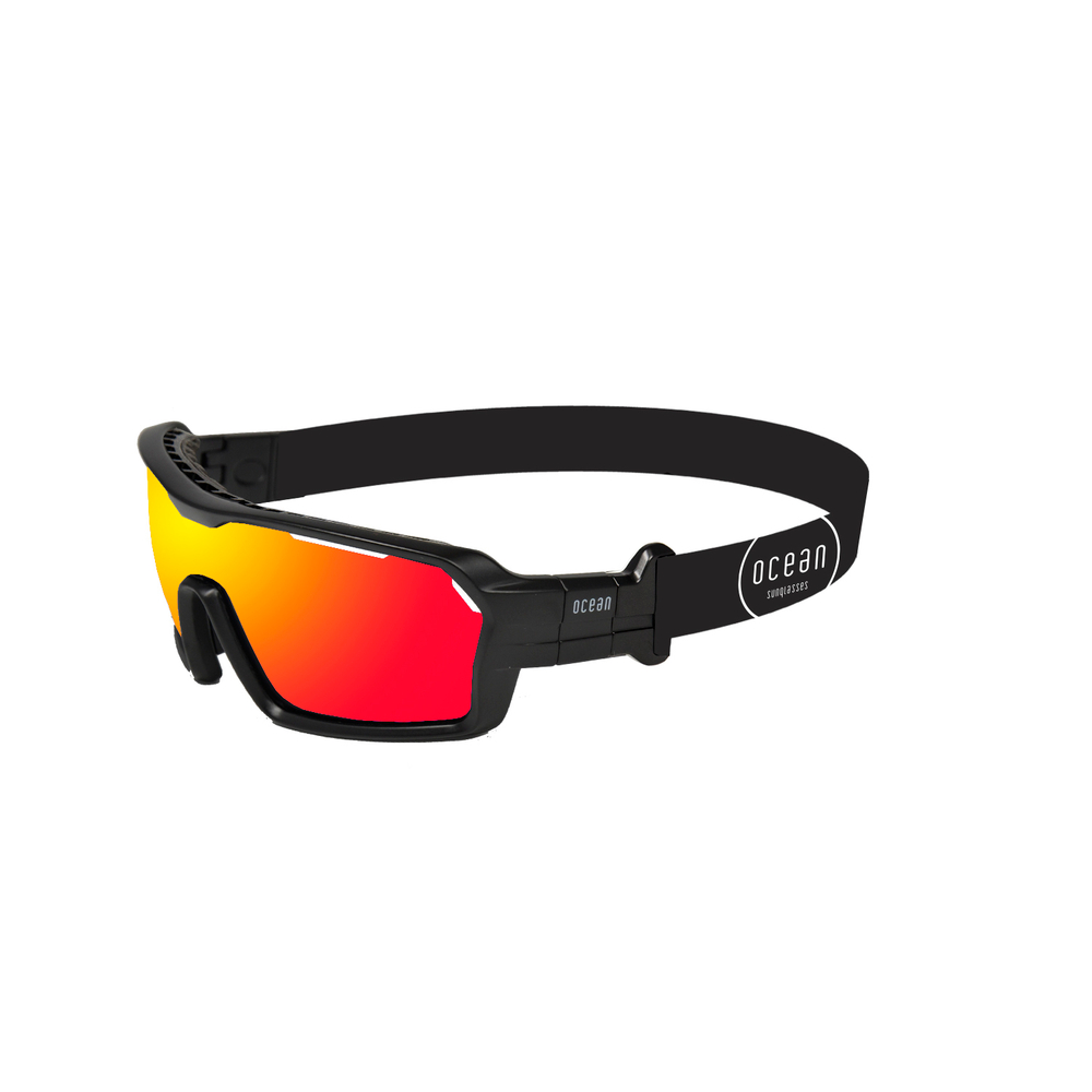 Спортивные очки с диоптриями OCEAN Chameleon Black / Revo Orange Polarized lenses