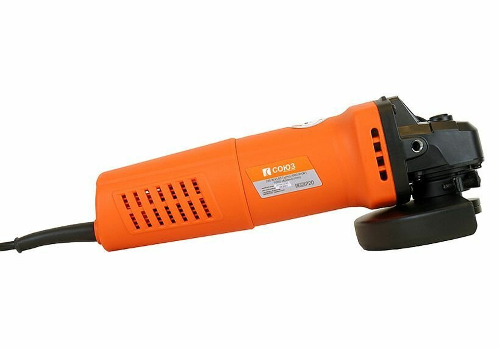 Машина углошлифовальная СОЮЗ УШС-95125 125мм,1000Вт,11000об/мин, блок. шпинд.