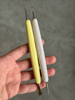 стилус + шпатель для переноса рисунка вышивки Clover