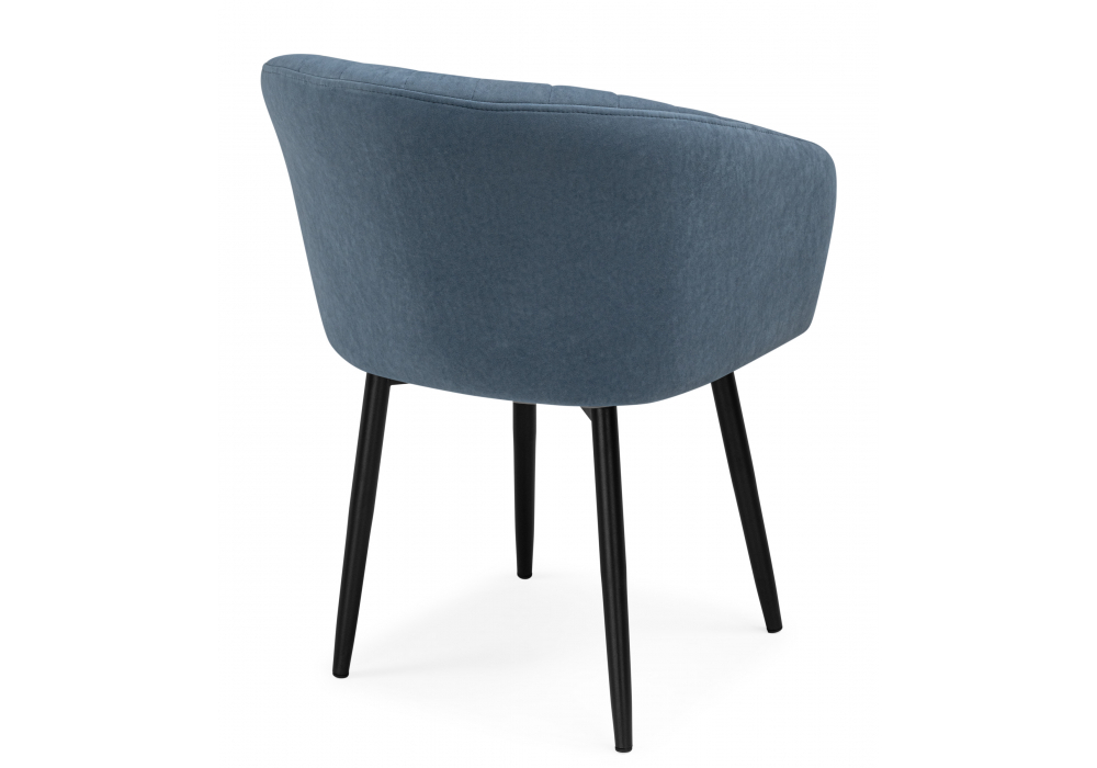 Стул на металлокаркасе Woodville Моншау marseille 30 данс, черный, ножки черные