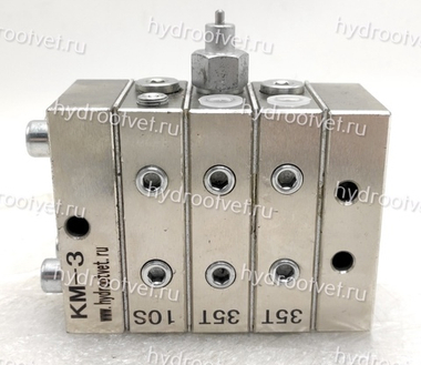 KM-4(30S-30S-30T-10T) - Питатель прогрессивной смазки, секционный