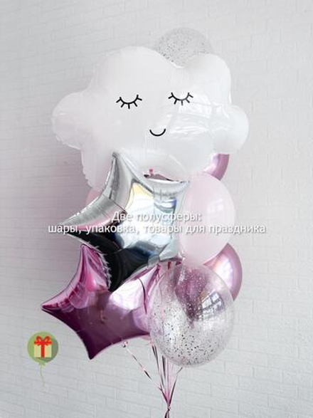 Фонтан из шаров Милое облачко