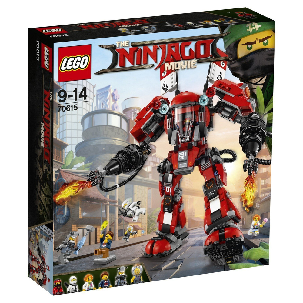 LEGO Ninjago Movie: Огненный робот Кая 70615 — Fire Mech — Лего Ниндзяго фильм