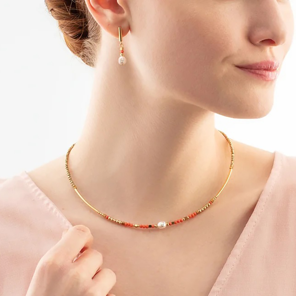 Колье Coeur de Lion Coral 4358/10-0323