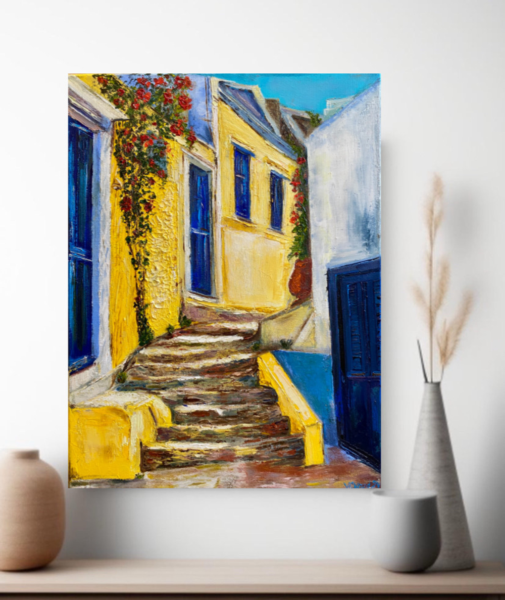 Картина «Летняя улочка»