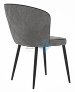 Стул DikLine 348 поворотный опоры чёрные