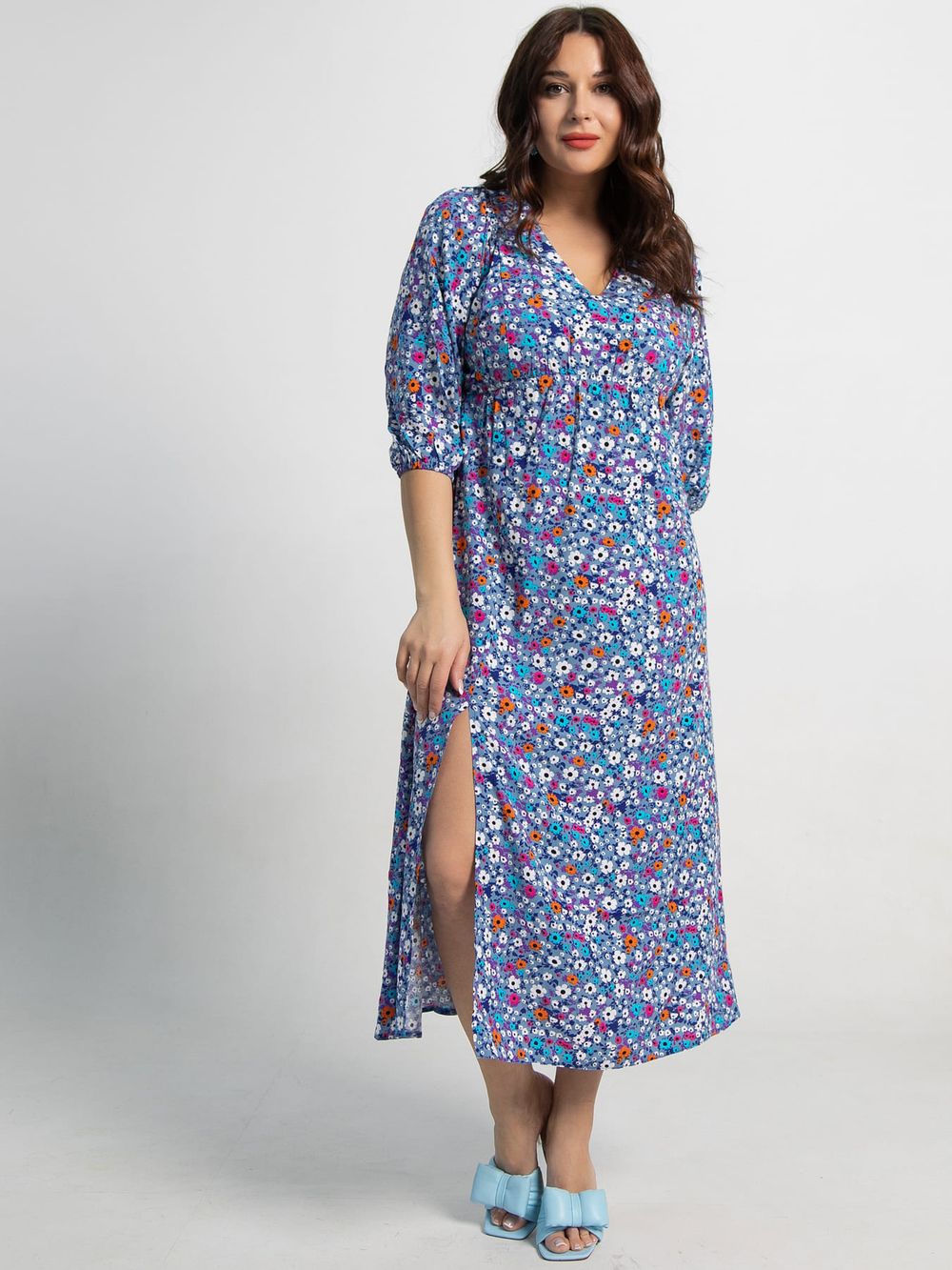 Платье Неповторимая (голубое) П15501-34М LT Collection