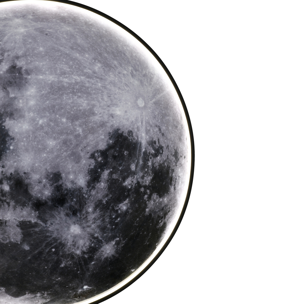 Настенно-потолочный светодиодный светильник 47Вт, 3760Лм, 4000К, Ra>80,  металл/силикон, чёрный