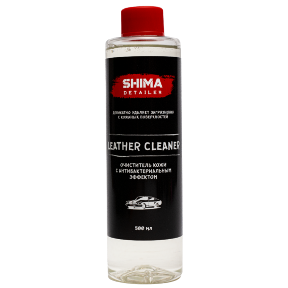 SHIMA DETAILER "LEATHER CLEANER"  Очиститель кожи с антибактериальным  эффектом 500 мл.