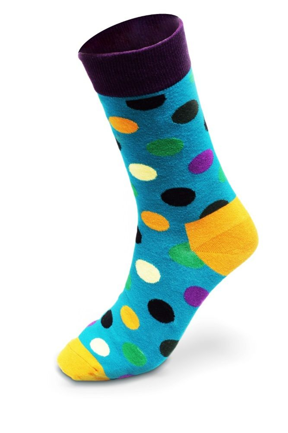 Носки унисекс Вечернее конфетти (Цвет: голубой)