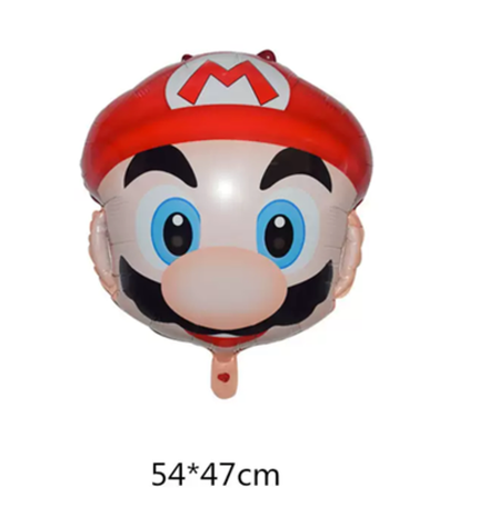 Фольгированный шарик "Голова Марио" (26)10