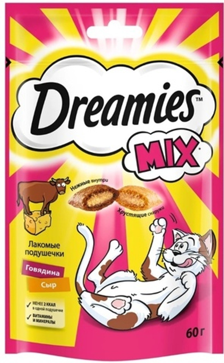 DREAMIES лакомство с лосось сыр 60 г