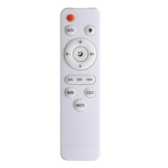 3044/EL PALE SN 028 Светильник пластик/белый/коричневый LED 72Вт 3000-6300К D495 IP43 пульт ДУ NAVIL