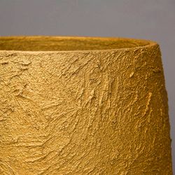 Кашпо CUBE GOLD MAX 50x50x50