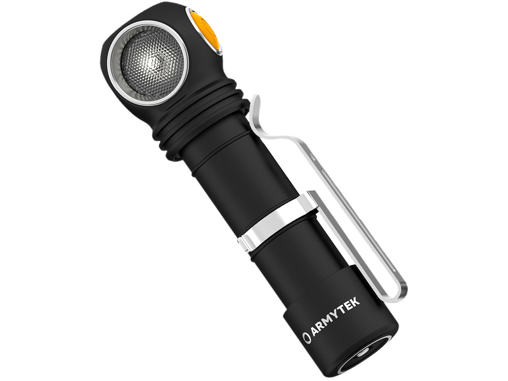 Фонарь налобный-мульти Armytek Wizard C2 WG Magnet USB XD16 1100 lm белый + XQE 400 lm зелёный, до 98м, 1x18650, IP68