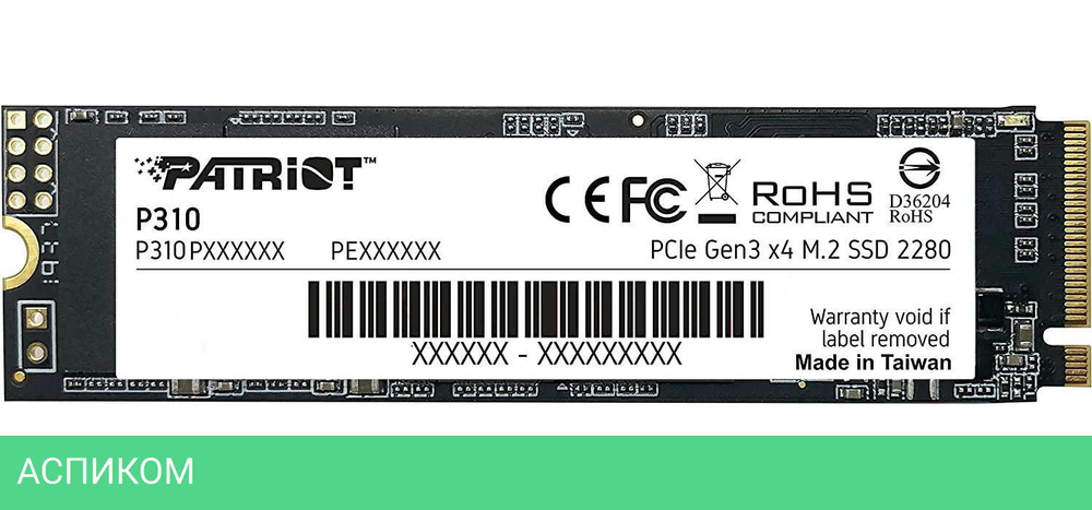 SSD диск Patriot P310 240GB (P310P240GM28)