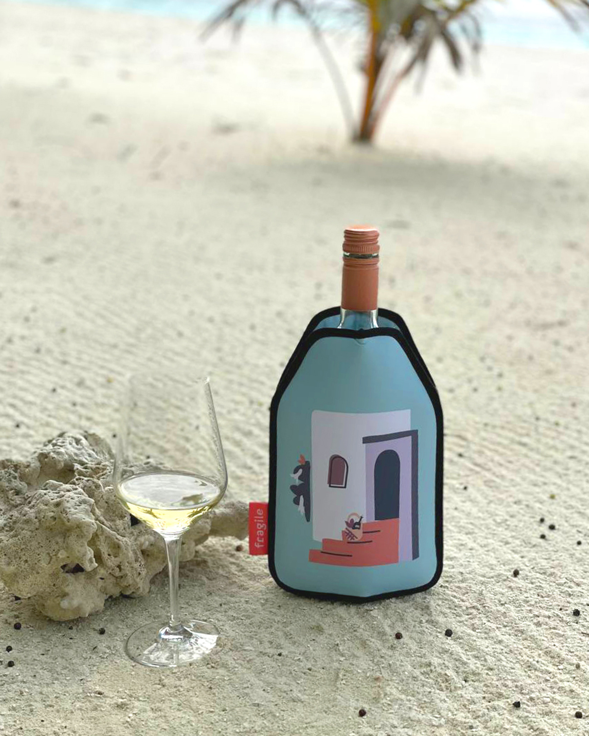 Охлаждающий футляр для бутылки объемом 750мл «Bonjour»