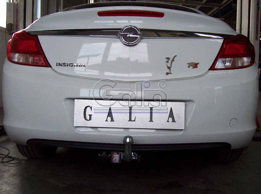 Фаркоп оцинкованный Galia O059A для Opel Insignia седан/универсал/хетчбек 2009-(паспорт и сертификат в комплекте)(без электрики)