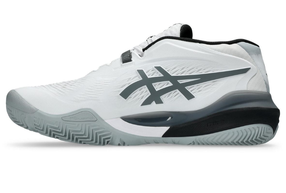 Мужские кроссовки для Падел Asics Gel-Resolution X Padel - white/steel grey