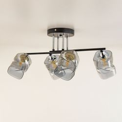 Citilux Клаус CL134145 Люстра потолочная Чёрная