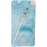 Набор карнавальный «Снежная принцесса» (ободок, палочка, браслет), микс цветов