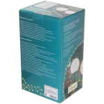 Гирлянда для улицы «Светящийся шар» 3.5 м 6 ламп LED (d=5 см) чёрн.пров, 1 реж.,IP-54, Белый (солнечная батарея)