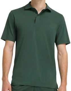 Мужское теннисное поло Wilson League - зеленый