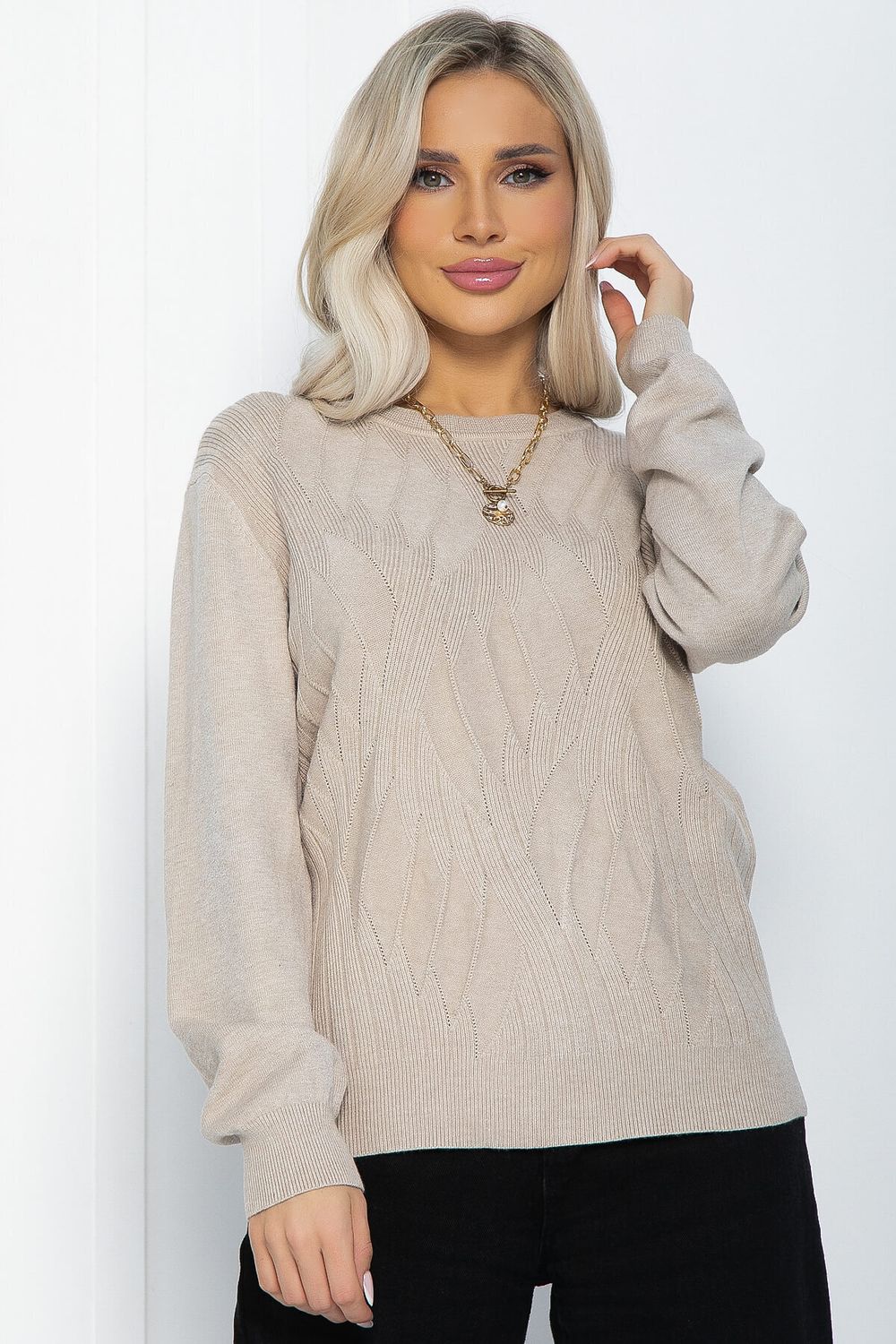 Джемпер Долорес (бежевый) Б12166-12 LT Collection (Акция)