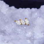 3K Plume Crystal PVD Yellow - Inverted