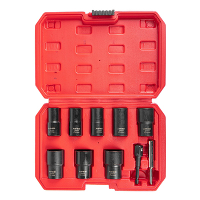 Набор головок 1/2" (экстракторов) для поврежденных гаек и болтов, 10 пр. (CR-MO) ARNEZI R5304013