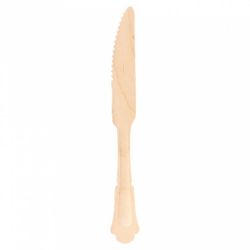 Нож одноразовый "Классика" 20,4 см, 100 шт, дерево, Garcia de PouИспания